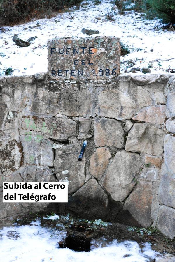 Casa Rural El Trepador Azul Futbolín Barbacoa 8 personas Becerril de la Sierra Exterior foto